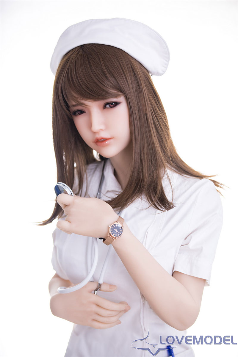 23 158cm Sanhui Doll 白いナース服優しい熟女 リアル ドール